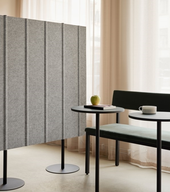 These sleek acoustic panels were made out of old plastic bottles | DeviceDaily.com