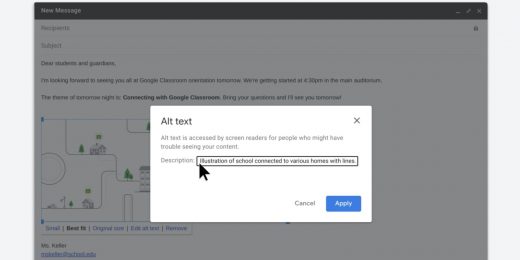 Google Adds Alt-Text Support For Gmail