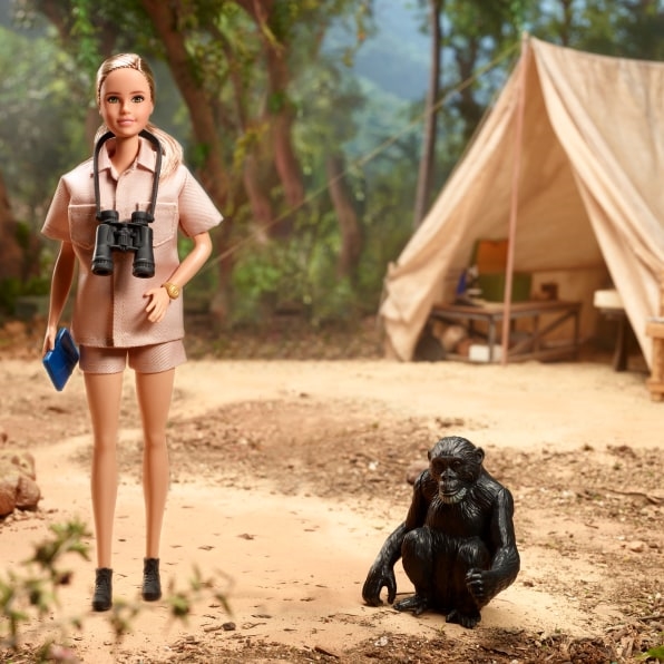 The newest Barbie is modeled after Jane Goodall and her favorite chimpanzee | DeviceDaily.com