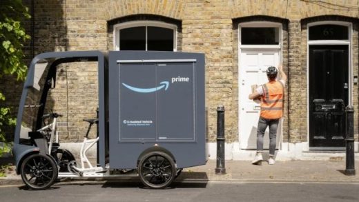 Amazon starts making deliveries by e-bike and on foot in London