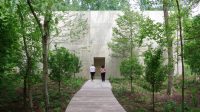 This massive Richard Serra sculpture has its own specially designed building