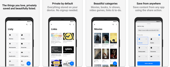 Listy is a simple, free way to catalog your favorite stuff | DeviceDaily.com