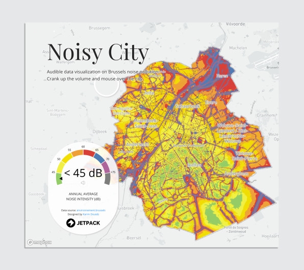 These brilliant maps helps you see—and hear—noise pollution in your city | DeviceDaily.com