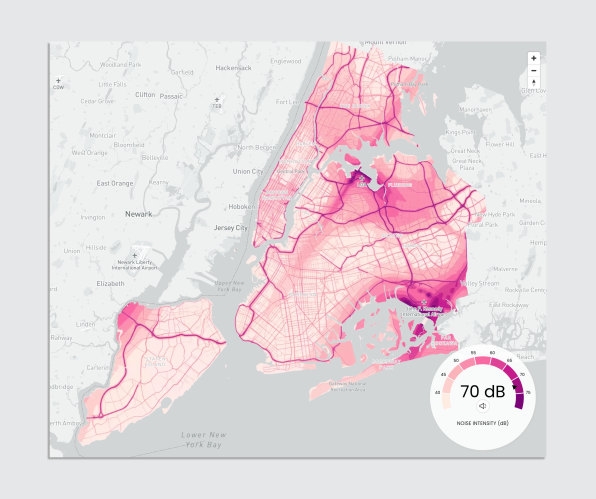 These brilliant maps helps you see—and hear—noise pollution in your city | DeviceDaily.com