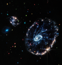 James Webb Space Telescope depicts Cartwheel Galaxy in stunning detail