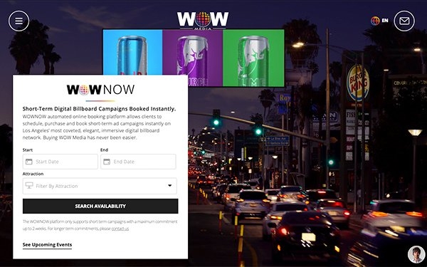 New WOWNOW Platform Lets Advertisers Buy DOOH Billboards In Real Time | DeviceDaily.com