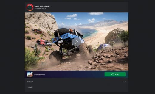 Xbox players can now start a game from a friend’s clip or screenshot