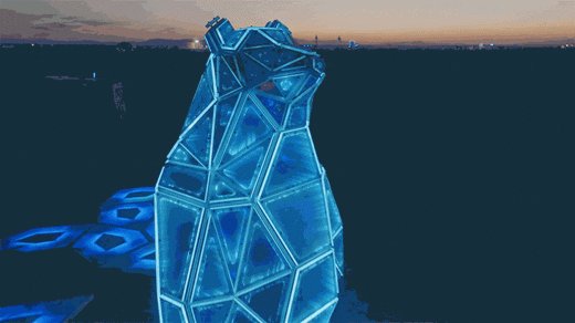 A first look at Burning Man’s “coolest” installation, inspired by the world’s largest ice shelf