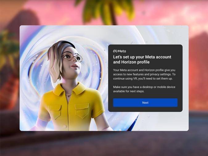Meta accounts and Horizon profiles arrive today, freeing Quest headsets from Facebook | DeviceDaily.com