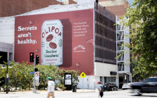 Olipop, Truff & Ouai Embrace OOH On Buildings, ‘Wild Postings’