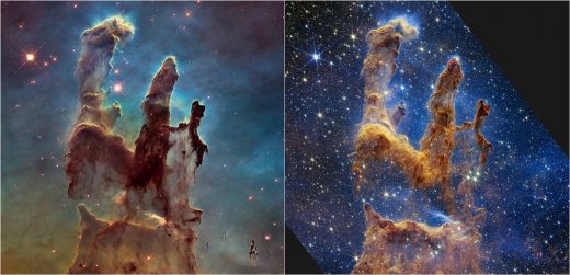 James Webb telescope captures Pillars of Creation in unprecedented detail