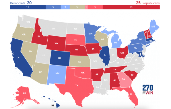 Election Day map: 36 states have governor races, and these are most likely to flip | DeviceDaily.com