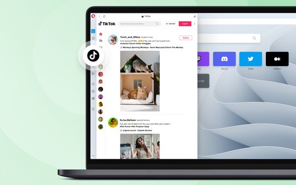 Opera Browser Becomes First To Build In TikTok | DeviceDaily.com