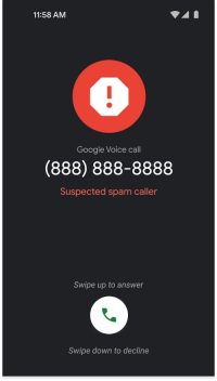 Google Voice now flags suspected spam calls