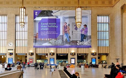 Big Country: Zelle Cashes In On DOOH Screens Everywhere