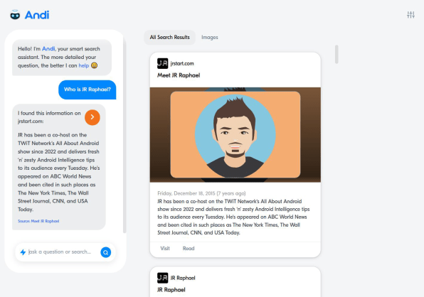 This smart new search site is like a mashup of Google and ChatGPT | DeviceDaily.com