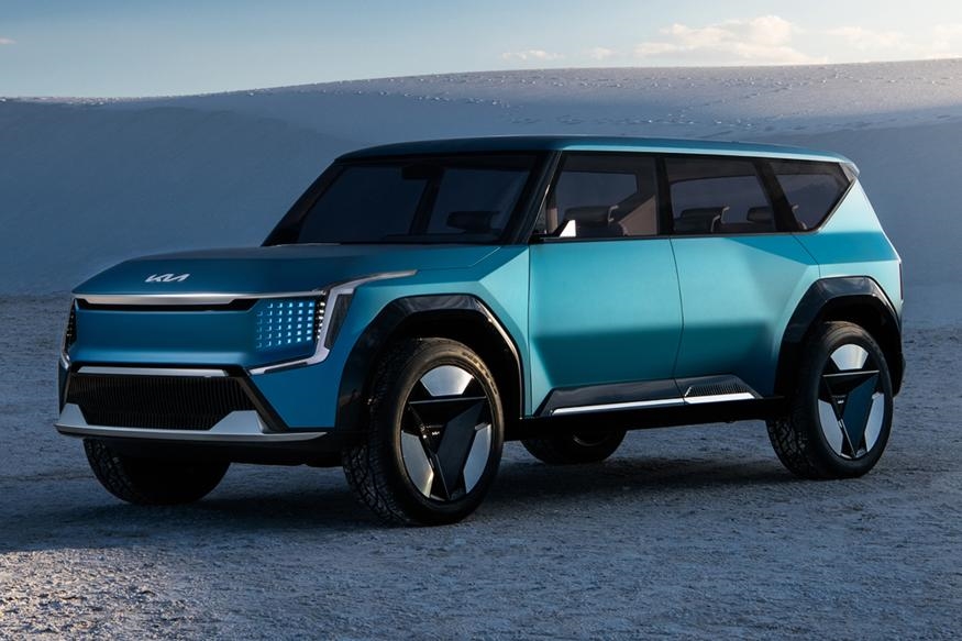 Kia's EV9 electric SUV features three rows of seats and a striking design | DeviceDaily.com