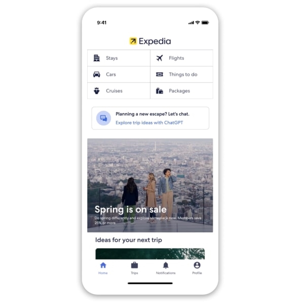 Expedia is integrating ChatGPT into its app to help users make travel plans | DeviceDaily.com Expedia is integrating ChatGPT into its app to help users make travel plans | DeviceDaily.com