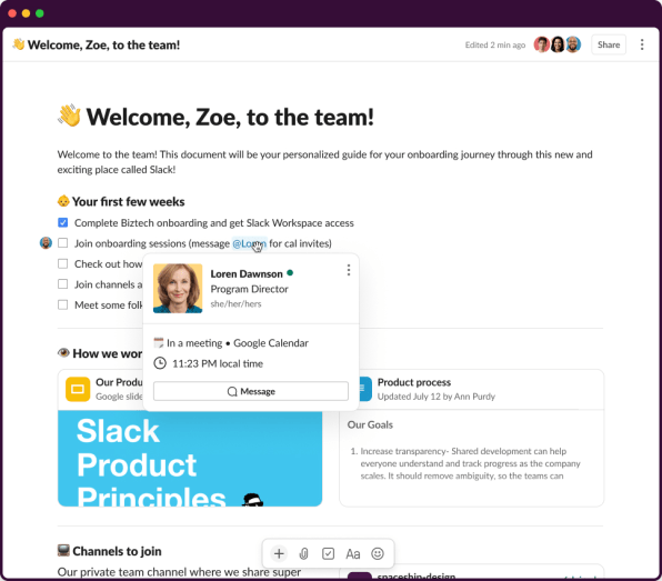 Slack Canvas arrives, but don’t call it a Notion clone | DeviceDaily.com