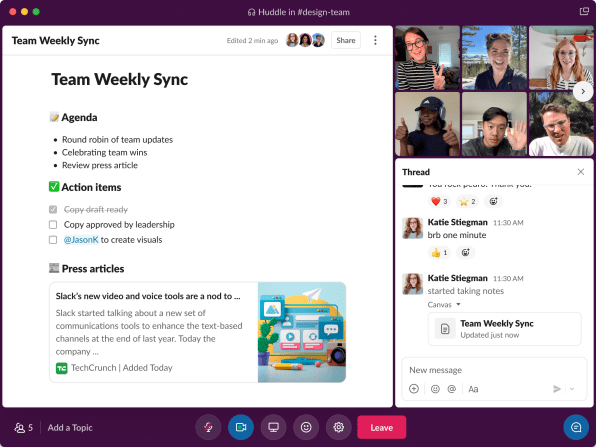 Slack Canvas arrives, but don’t call it a Notion clone | DeviceDaily.com