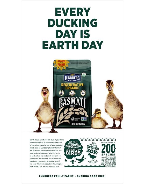 Lundberg Farms Quits Earth Day In Ad Campaign | DeviceDaily.com