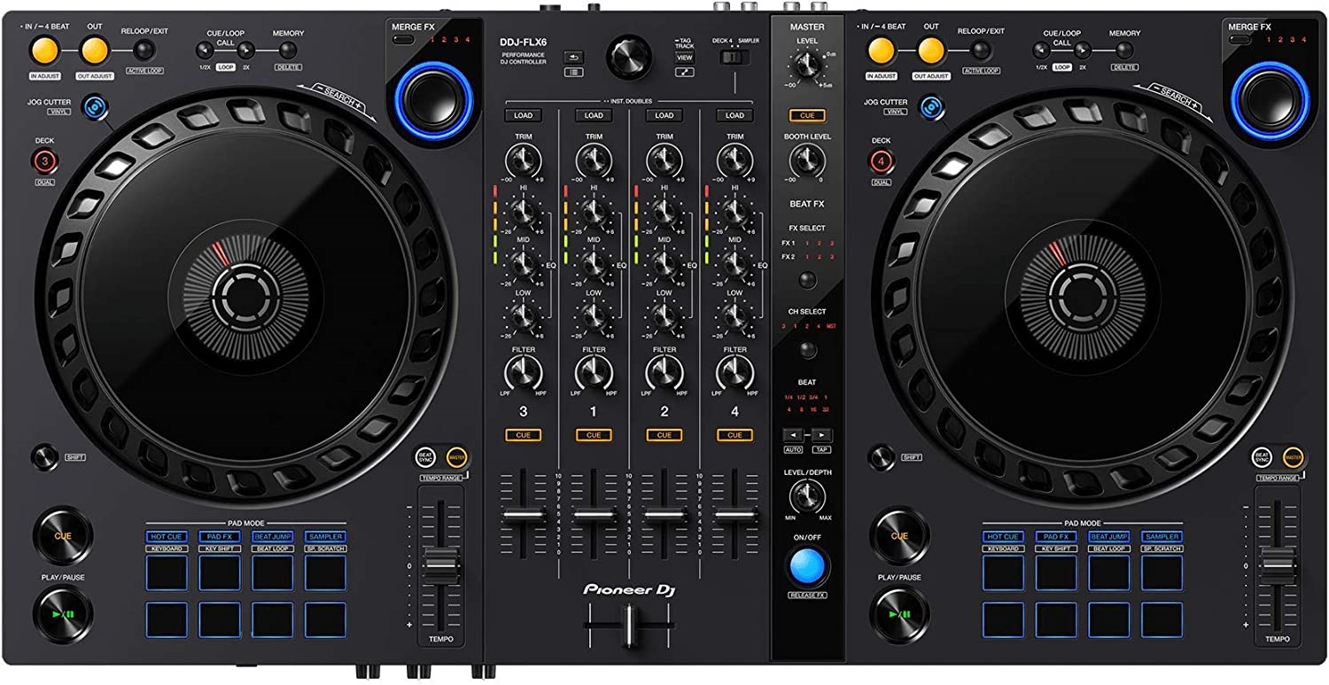 Pioneer DJ DDJ-FLX6-GT Scratching DJ Controller | DeviceDaily.com
