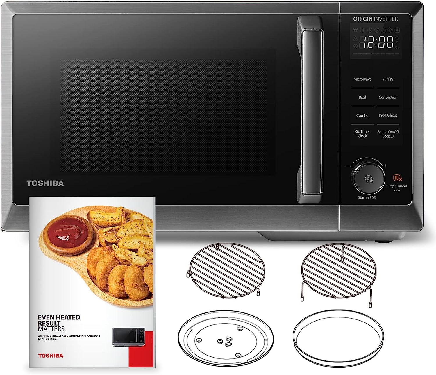 TOSHIBA Inverter Microwave Toaster Oven | DeviceDaily.com