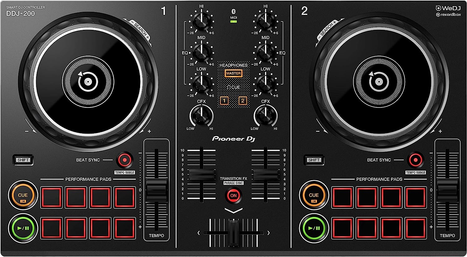 Pioneer DJ DDJ-200 Scratch DJ Controller | DeviceDaily.com