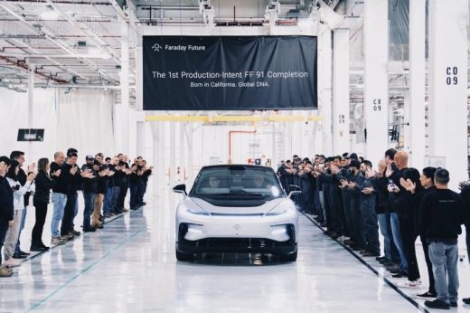 Faraday Future’s FF 91 electric vehicles will cost as much as $309,000