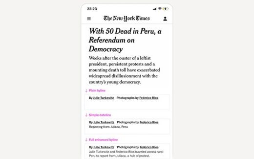 ‘New York Times’ Launches ‘Enhanced’ Bylines For Online Stories