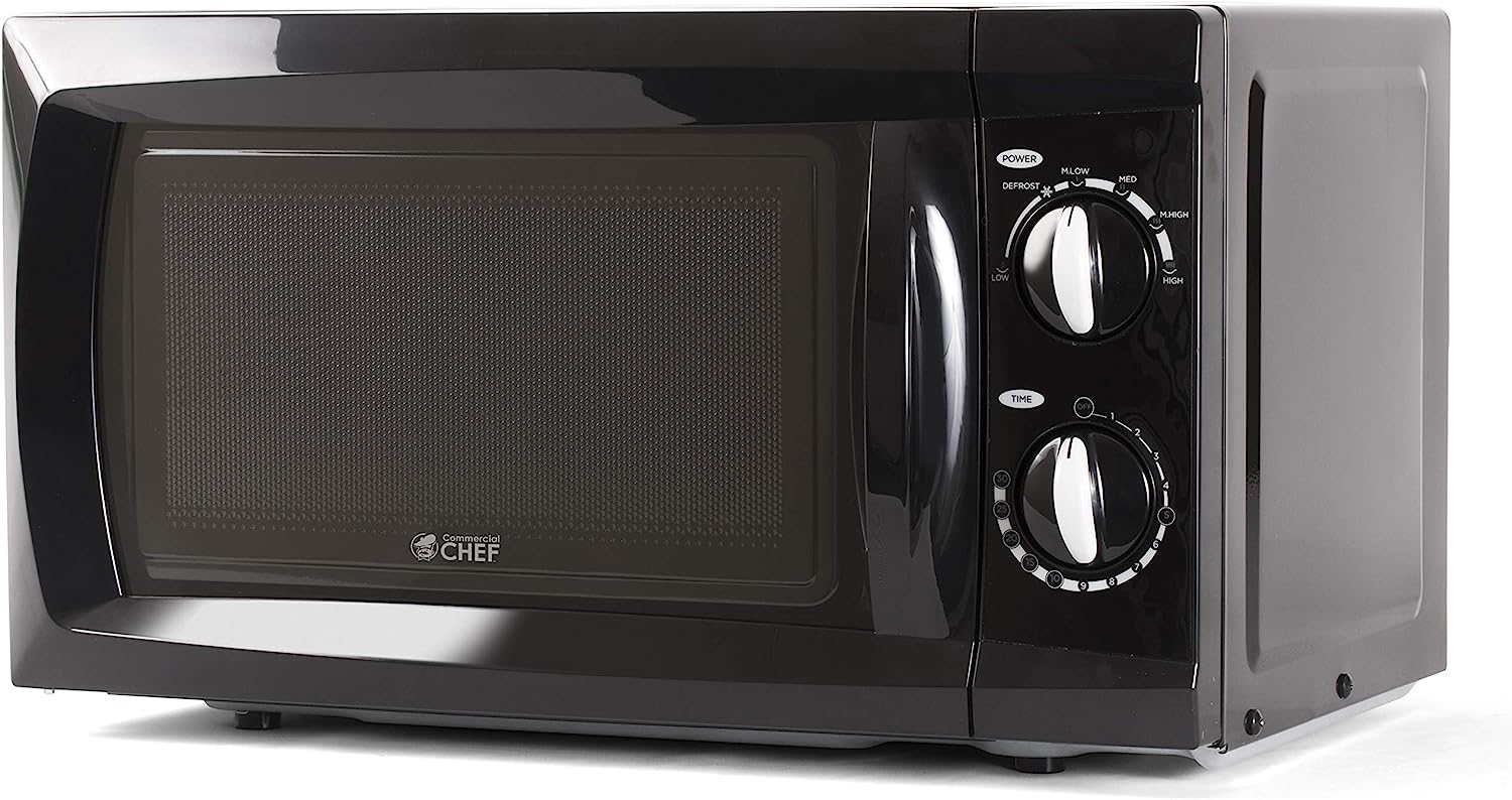 Commercial Chef Countertop Microwave Oven 0.6 Cu. Ft. 600w, White : Target