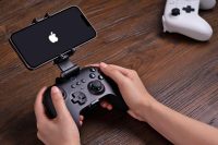 8BitDo’s modernized Neo Geo CD controller offers 35-hour battery life and wireless connectivity