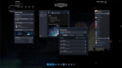 Steam overhauls notifications, UI elements and the in-game overlay