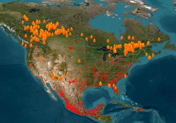 Where are the fires in Canada? These maps let you track wildfires smothering the U.S. in smoke | DeviceDaily.com