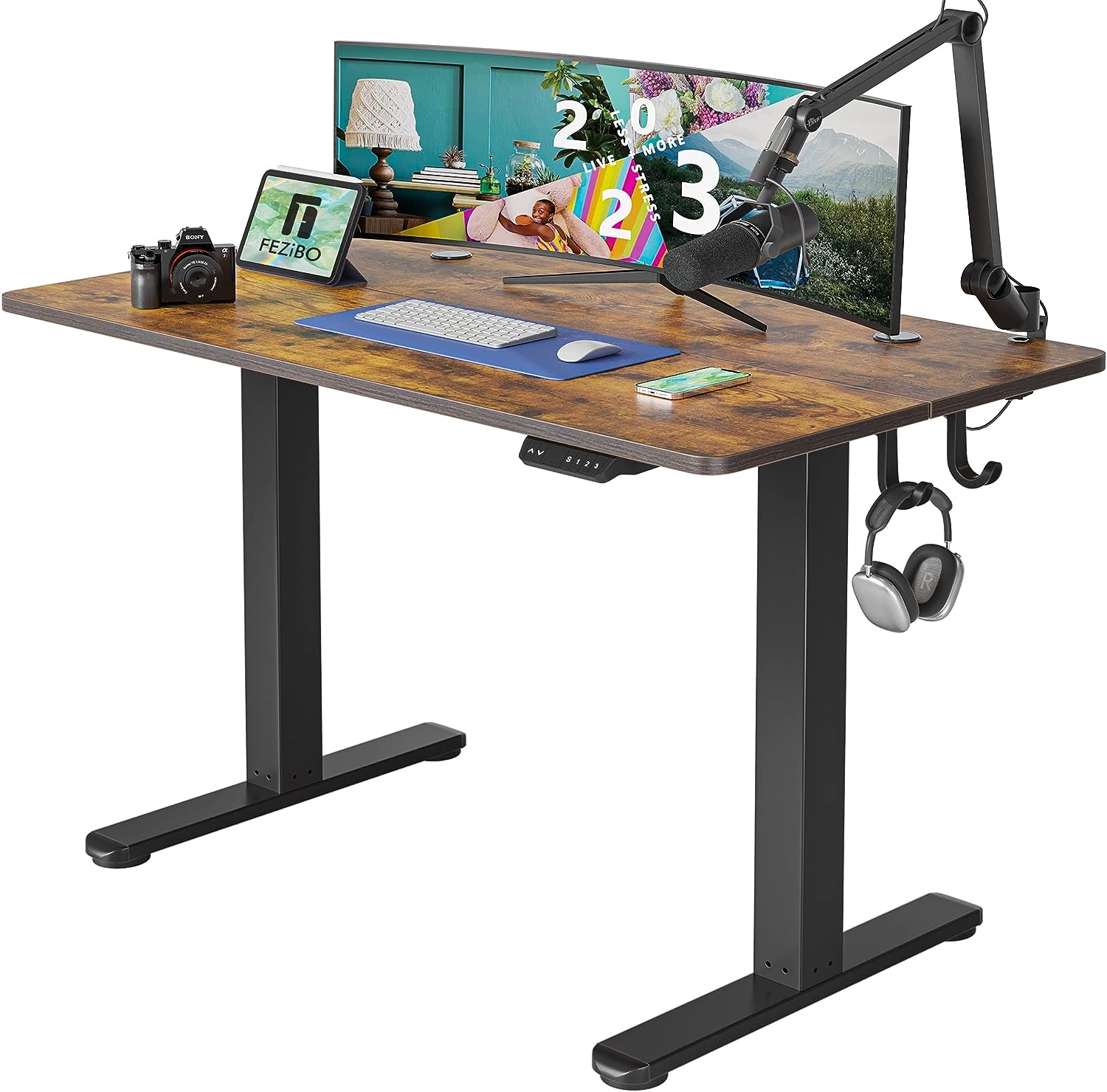 FEZIBO Height Adjustable Standing Desk | DeviceDaily.com