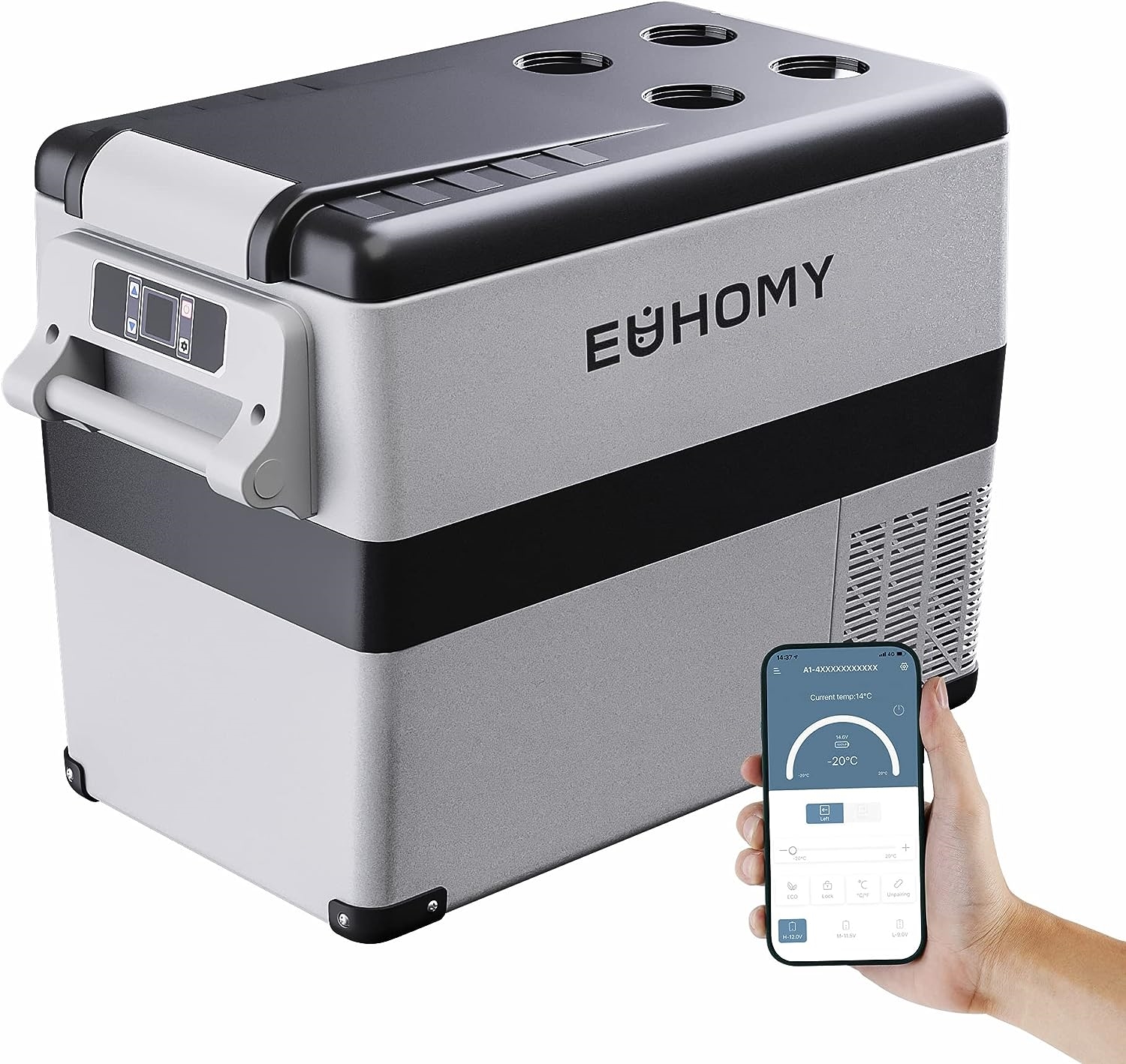 EUHOMY 12 Volt Mini Fridge for Semi Truck | DeviceDaily.com