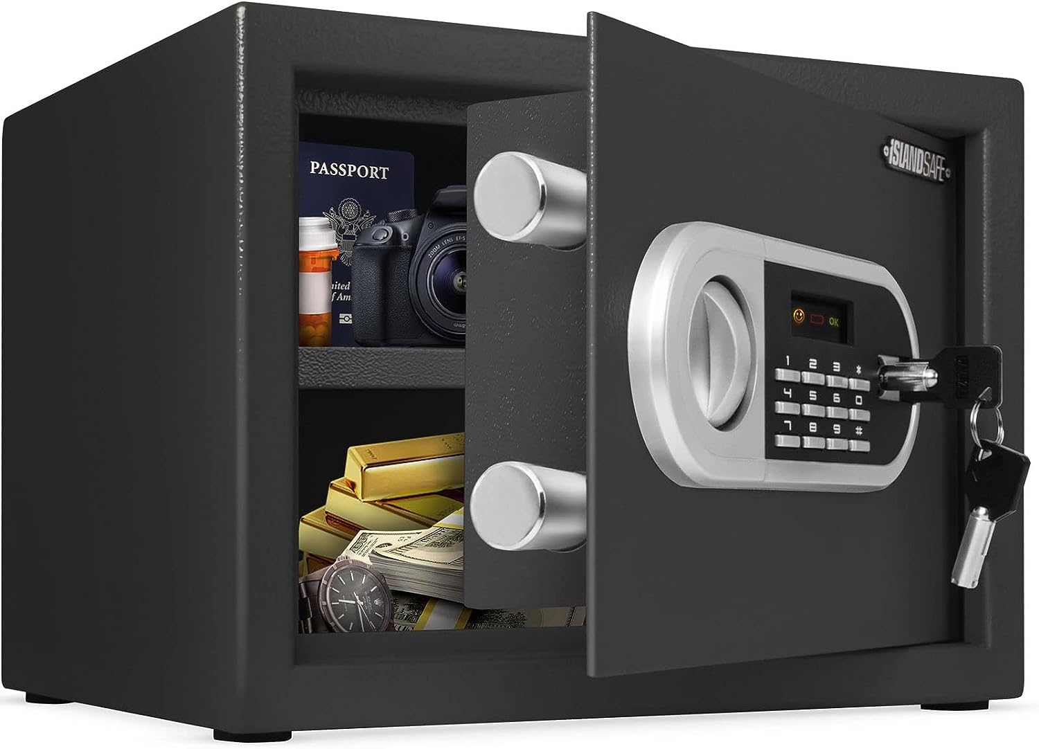 ISLANDSAFE Digital Safe for Money | DeviceDaily.com