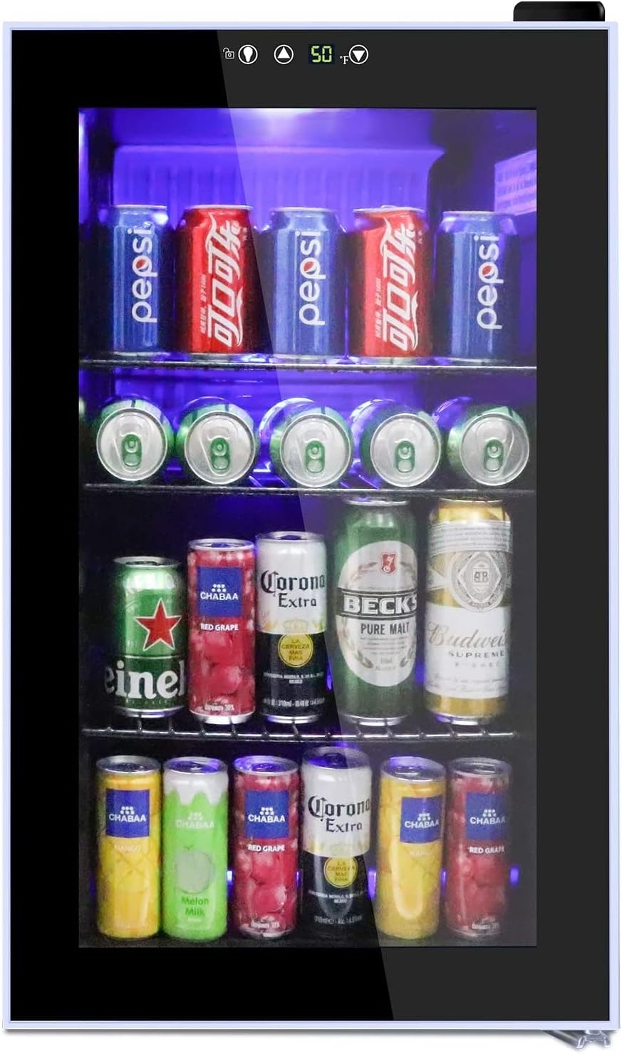 WATOOR 85 Can Mini Fridge for Man Cave | DeviceDaily.com