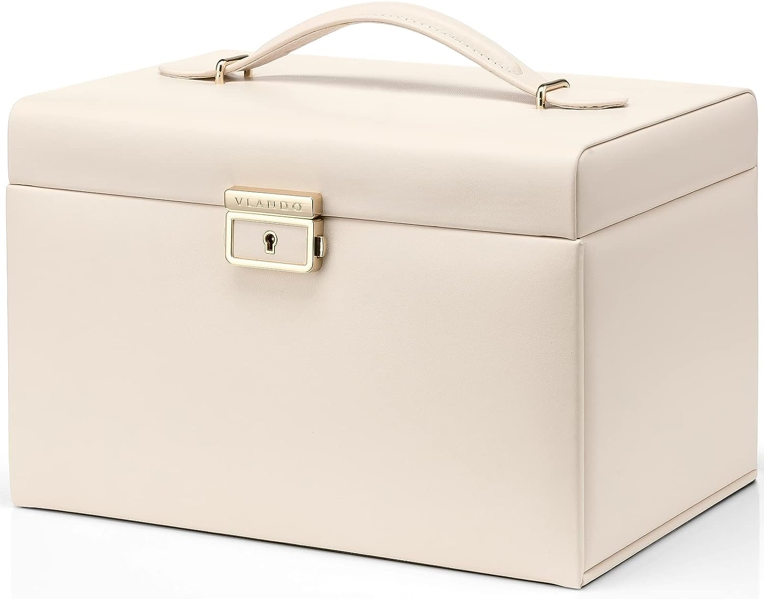 Vlando Velvet Jewelry Safe Box | DeviceDaily.com