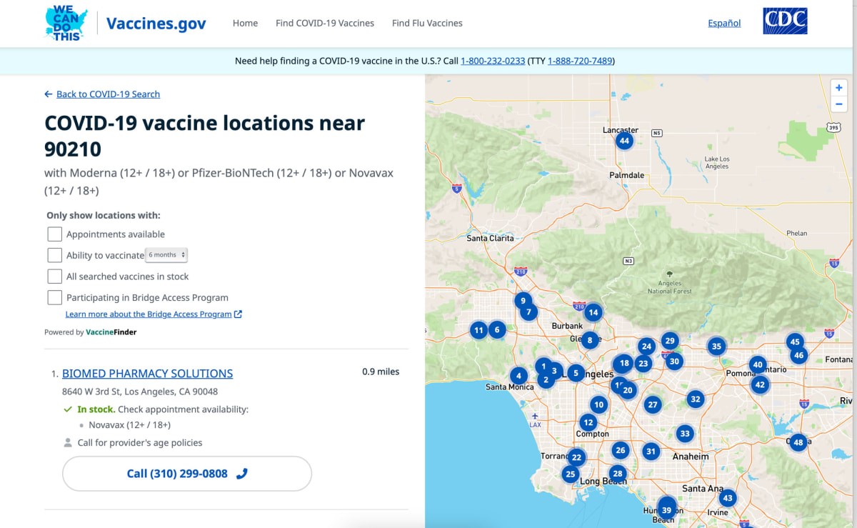 Where can I get the new COVID booster? This interactive map shows you | DeviceDaily.com