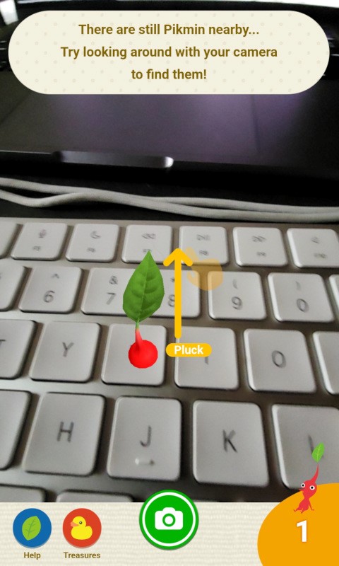 Red pikmin superimposed on a keyboard. | DeviceDaily.com