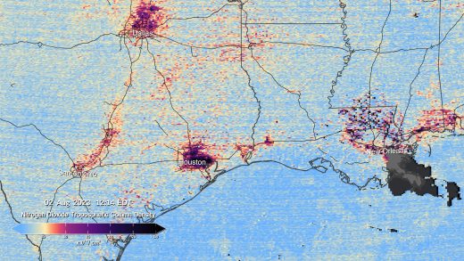 NASA reveals pollution maps gathered by the TEMPO space instrument
