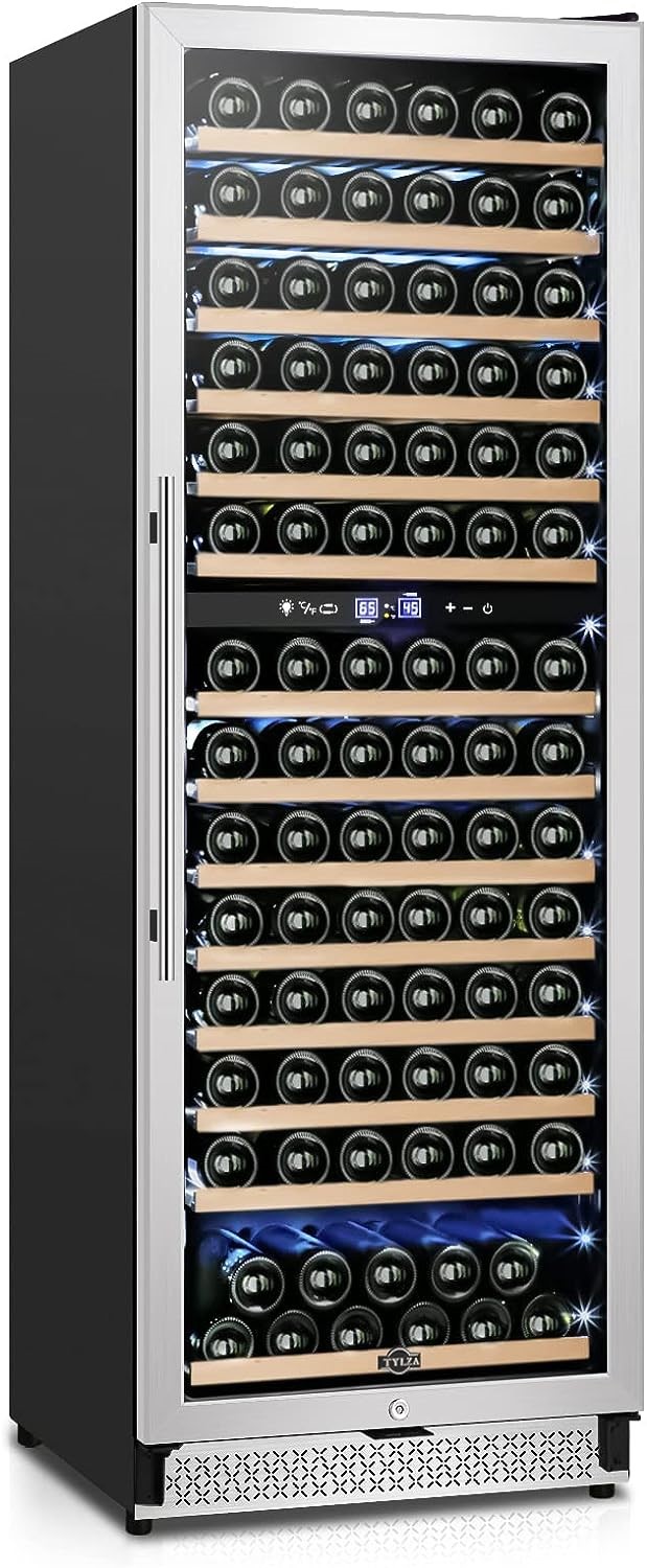 Tylza 154 Bottle Large Capacity Wine Fridge | DeviceDaily.com