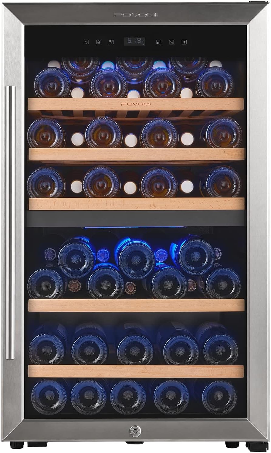 FOVOMI 52 Bottle Wine Fridge | DeviceDaily.com