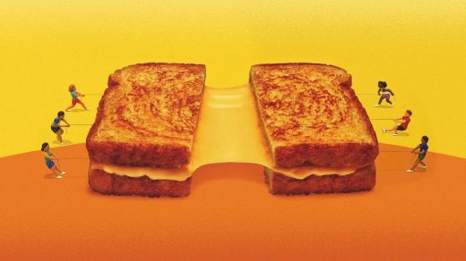 Inside Kraft Heinz’s epic cheese pull to create a 60-second, microwaveable grilled sandwich
