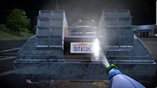 ‘PowerWash Simulator’ will let you clean the grime away from Back to the Future’s DeLorean