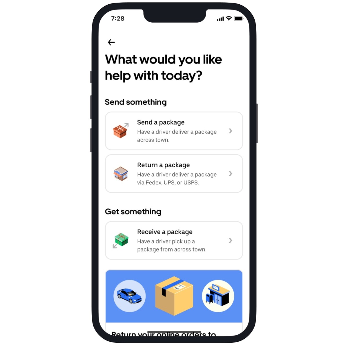 Uber’s next ride: taking your returns to the post office | DeviceDaily.com