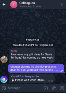 ChatGPT Telegram Bot | DeviceDaily.com