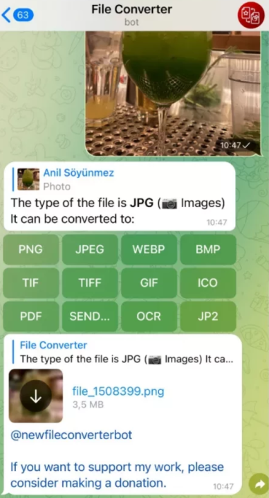 File Converter Telegram Bot | DeviceDaily.com