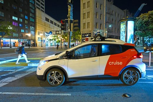 A pedestrian was pinned under a Cruise robotaxi after another car’s hit-and-run